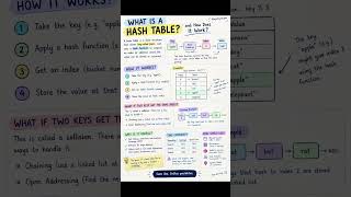Hash Table Explained in 60 Seconds! | Data Structures #Shorts