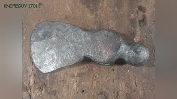 forging my first axe #shorts