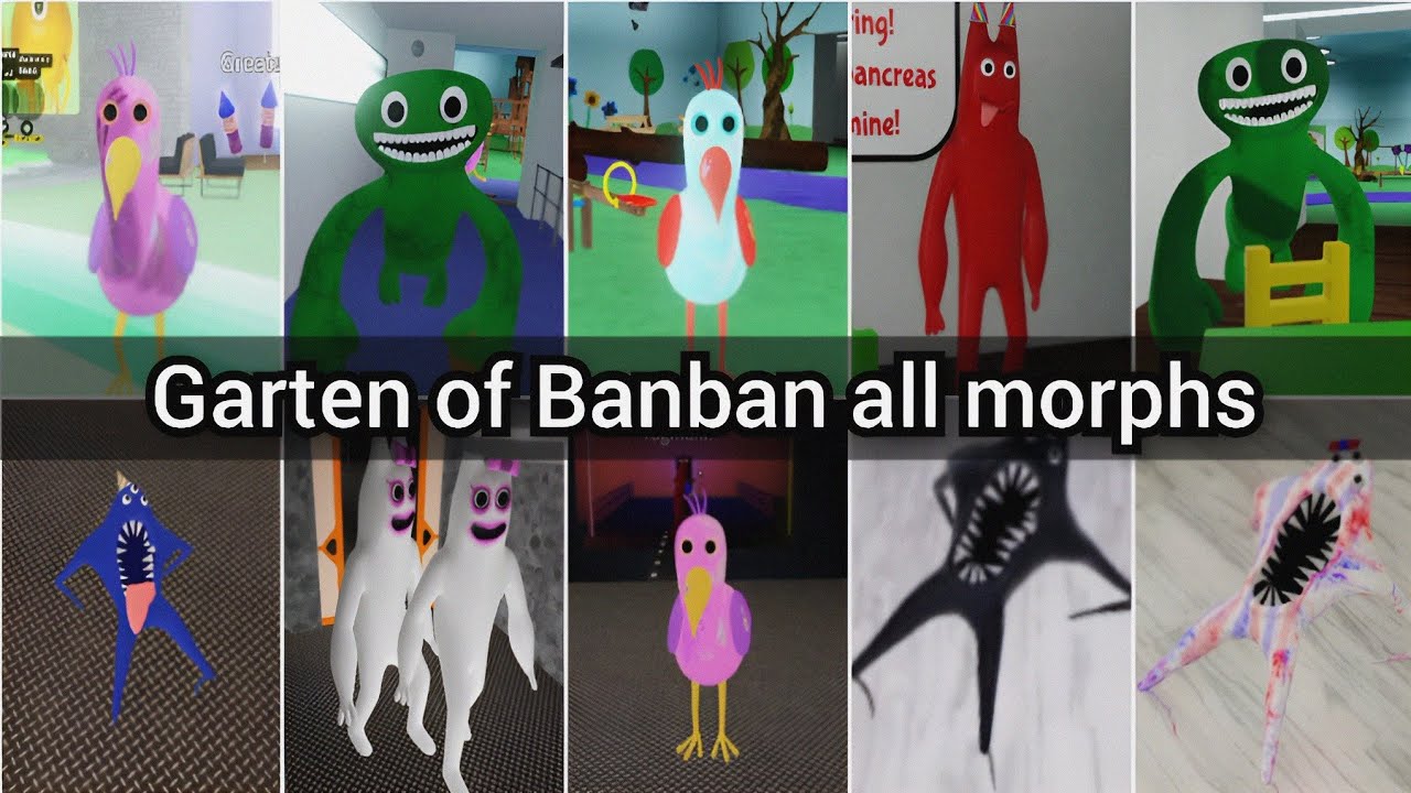 Garden of Banban - All Roblox Morphs (Guide & Showcase) 