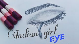 Tearful Eye Drawing Easy Step By Step