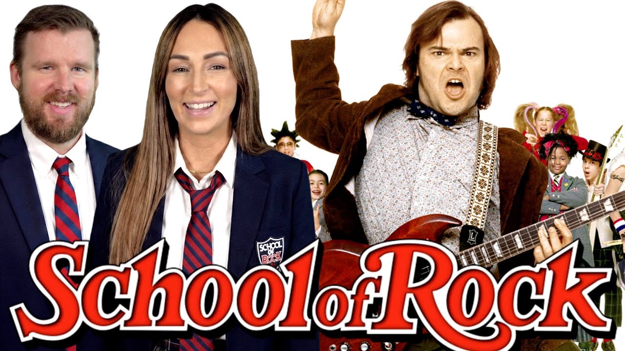 My wife REACTS to SCHOOL OF ROCK for the FIRST Time