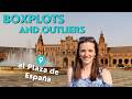 Boxplots and Outliers at Plaza de España - Stats Express