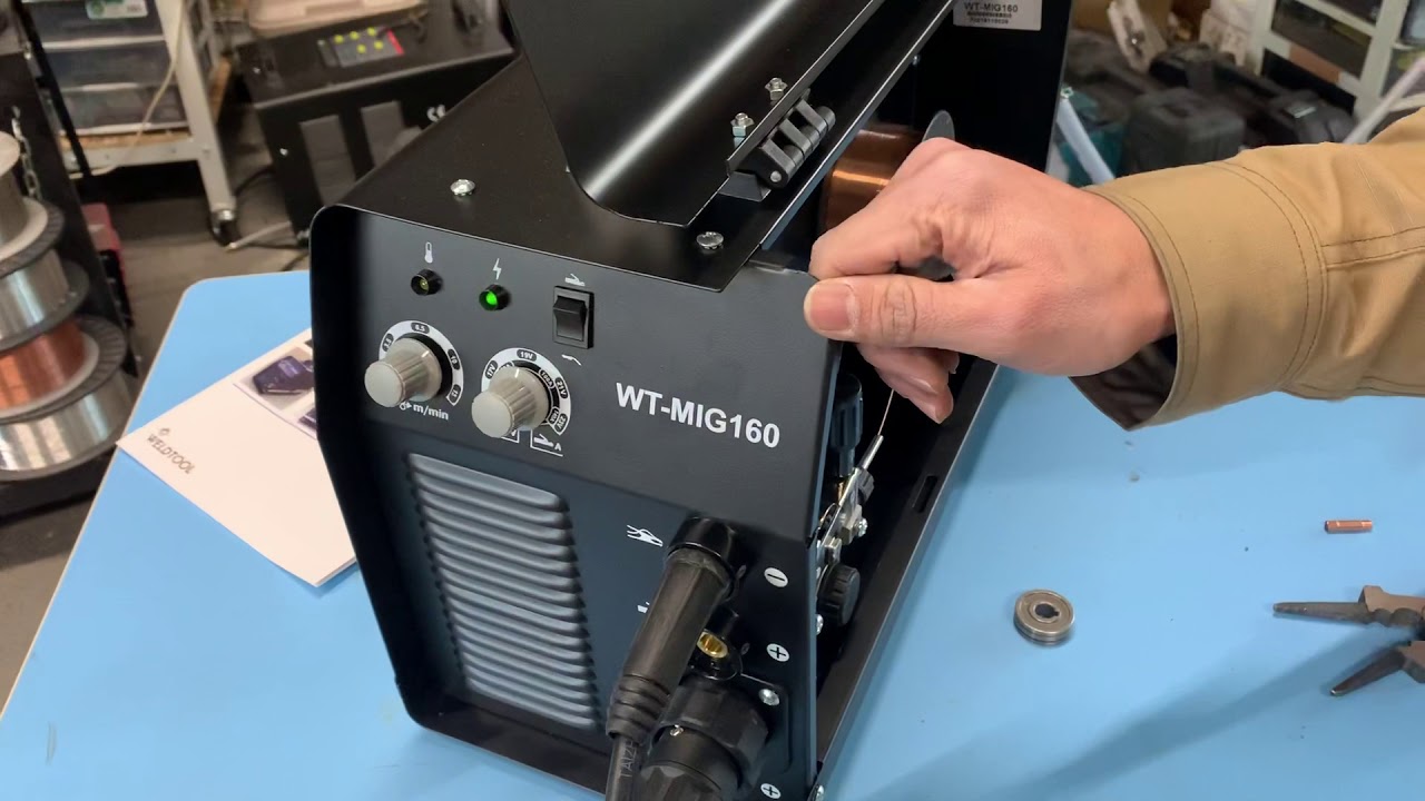 半自動溶接機WT-MIG160の動画（使用方法等） | ウエルドツール【溶接機 