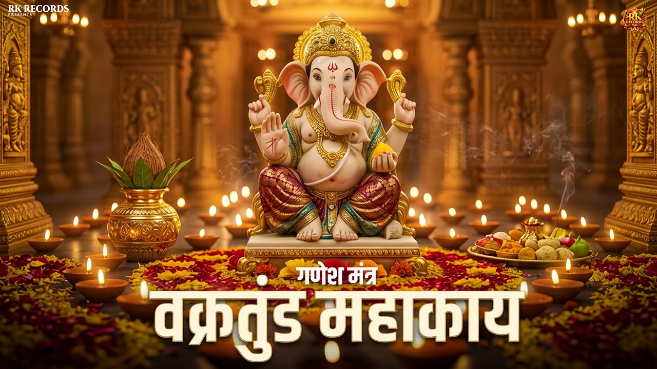 Vakratunda Mahakaya | वक्रतुंड महाकाय | Ganesh Mantra | Chant for Prosperity & Good Fortune