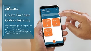 Create NetSuite purchase orders from your phone with eXtendMobile