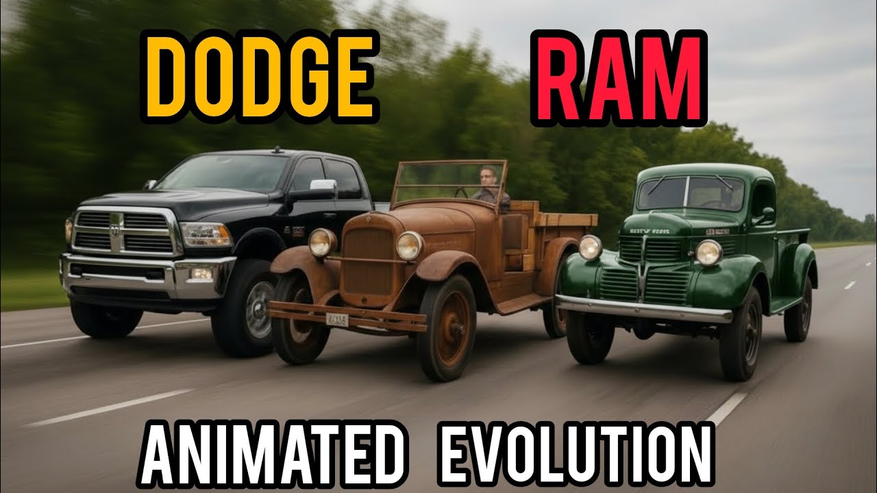 Dodge / Ram Pickup Evolution (1920 CC → 2026 Ramcharger)