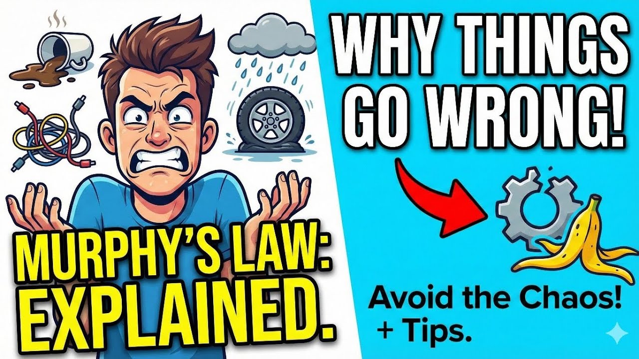 Murphy’s Law Explained: Why Everything Goes Wrong | Science Behind Murphy’s Law | Motivational Story