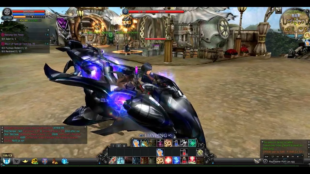 Wiz Yuna wear full demonite suit with epaulet Cabal NA