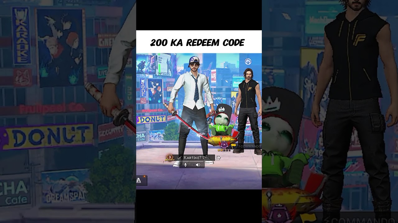 free fire redeem code today 🥳 