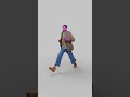For this one I was focused on creating a simple walking pose and... #3dart #3dartist #blender3d #b3d
