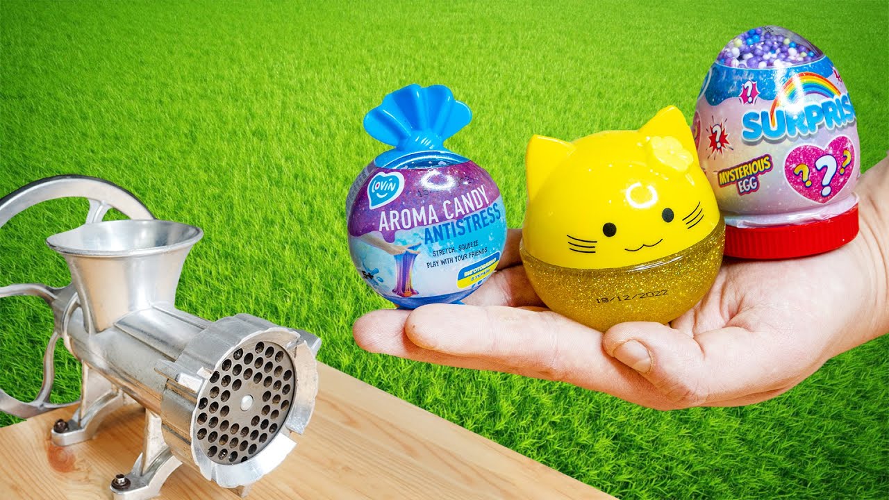 Different SLIME vs Meat Grinder. Stringy Experiment. - YouTube