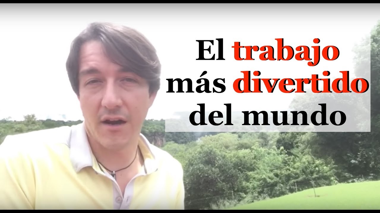El trabajo más divertido del mundo | Psicólogo Fernando Pena - YouTube