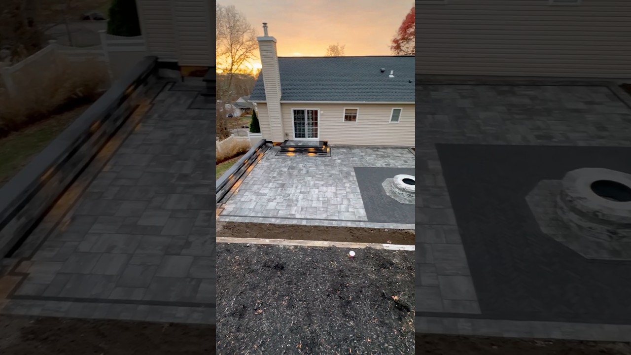 Patio Build Timelapse | From Dirt to Dream Outdoor Space in 1 Minute! 