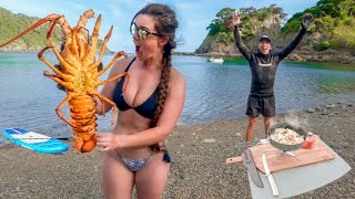 MEGA CRAYFISH Catch & Cook (Couple goes Camping on Islands)