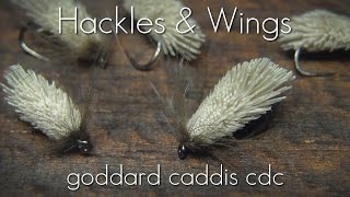 Fly Tying Goddard Caddis CdC | Hackles & Wings