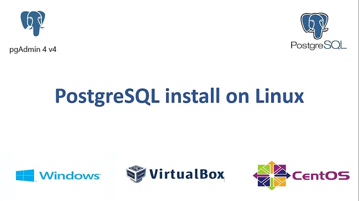 PostgreSQL Install On Linux CentOS and Access  PGAdmin to VirtualBox Part-1