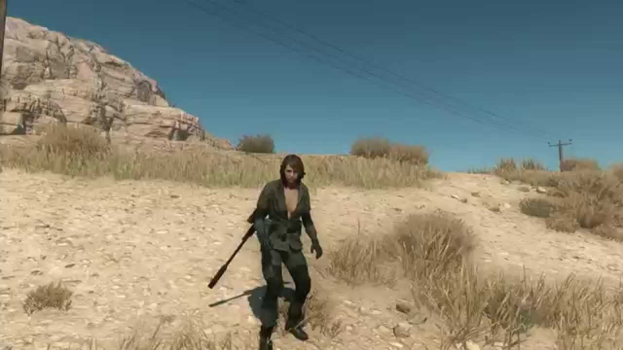 MGS5 TPP Mod Quiet Variations Pack (Sniper Wolf/Hospital Head) YouTube