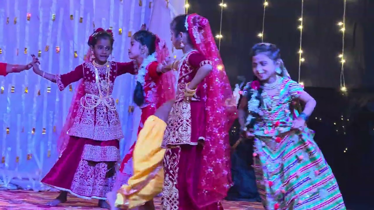 तुझा कृष्ण मुरारी वार्षिक स्नेहसंमेलन नूतन प्राथमिक शिक्षणालय परभणी 