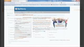 Importing Citations from the Web of Science to RefWorks 2.0
