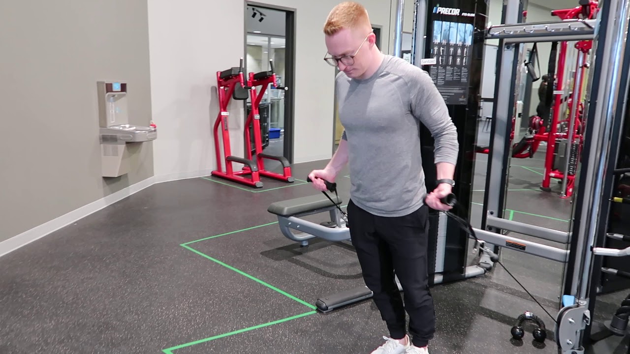 Double Low Cable Biceps Curl YouTube