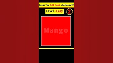 Memory Test 🤯 || Emoji Puzzle Quiz🤓 || Find The Odd Emoji Out ||Part 3|| #shorts #quiztime