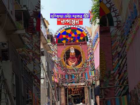 Nalin Sarkar Street Durga Puja 2025 Exclusive 1st Look | Sanatan Dinda Theme Rupantar Exclusive | Kolkata Durga Puja