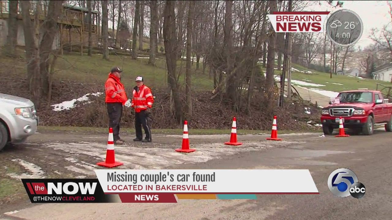 Missing elderly couple Doyle and Lilian Chumney's vehicle located in Bakersville in Coshocton County