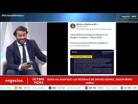 &Uacute;LTIMA HORA: "Rusia ha agotado las reservas de drones bomba" asegura Reino Unido