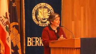 Janet Napolitano Speaks at UC Berkeley Part V
