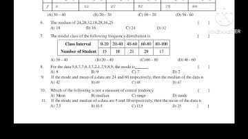 AP POLYCET 2025- MATHEMATICS -STATISTICS- MOCK TEST 10