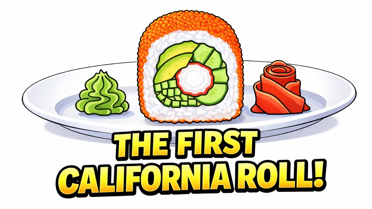 The First California Roll 🍣 | The Surprising Origin of Sushi’s Most Famous Roll