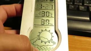 Custom Desk Clock Battery Replacement