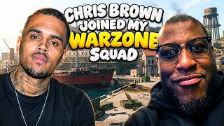 I Played WARZONE With Chris Brown… This Got INSANE