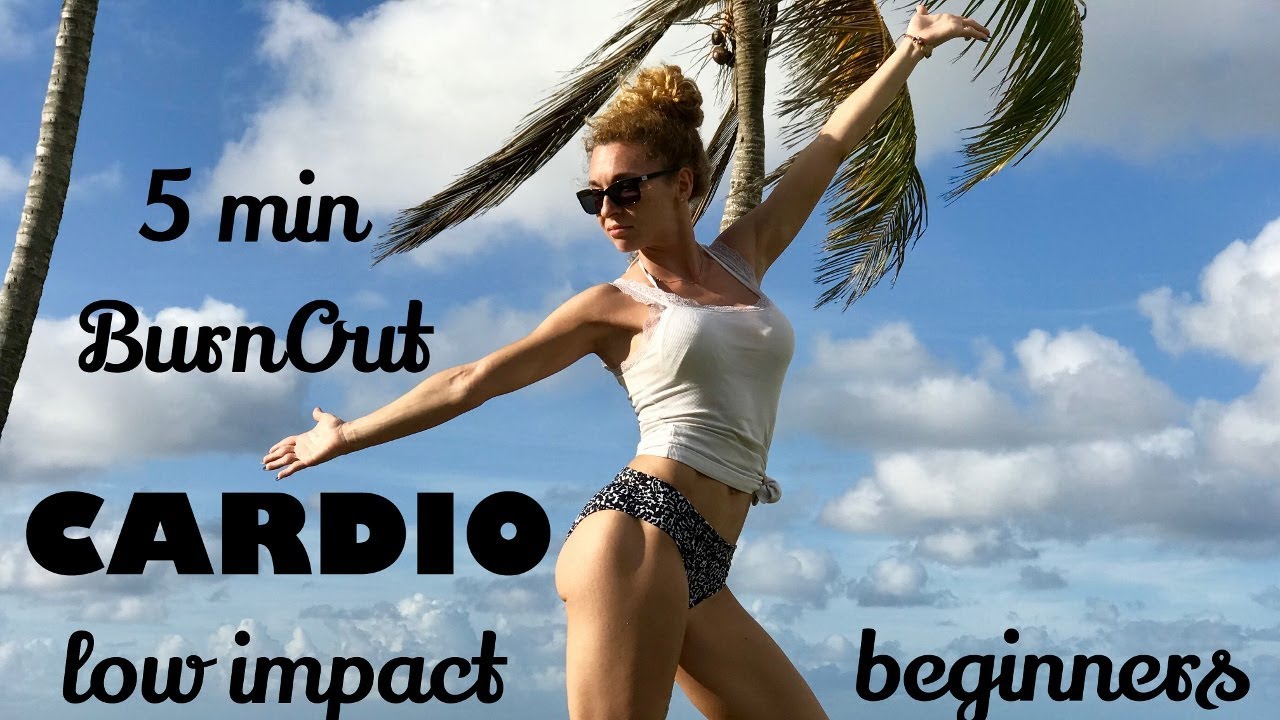 5 min Beginners CARDIO BurnOut Workout | Low Impact fit girls instagram