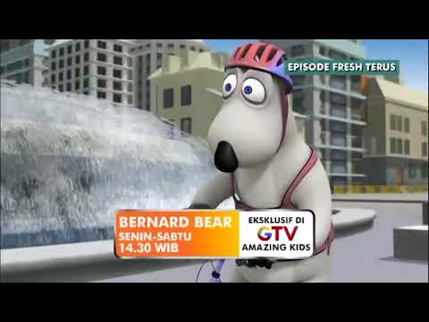 Funny bear action that always makes you laugh, Watch Bernard Bear on GTV!