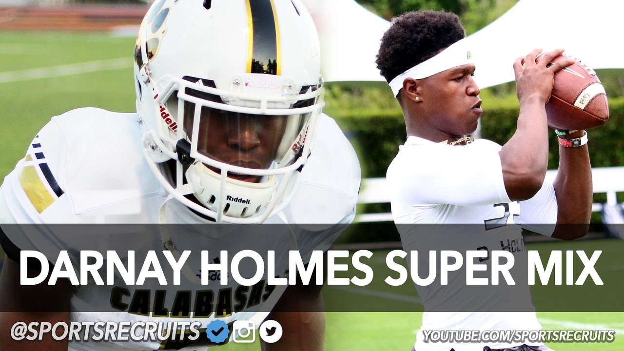 COLLEGE FOOTBALL'S BEST FRESHMAN ATHLETE: Darnay Holmes Ultimate HS Football Mix: UCLA (Calabasas)