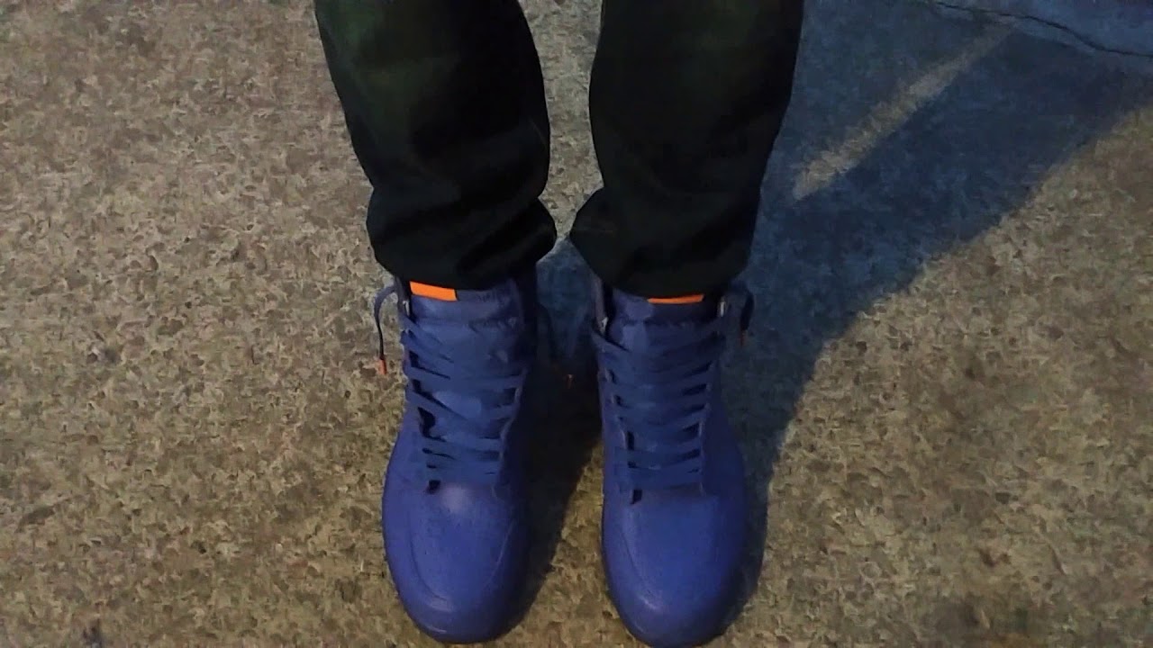 Jordan 1 Gatorade Grape on-foot