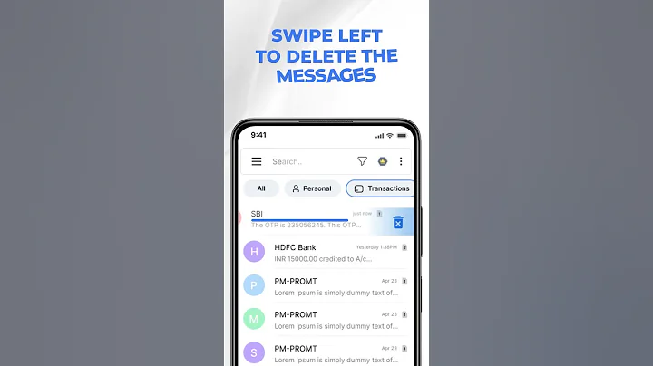Organizing messages at your fingertips | #shorts #delete