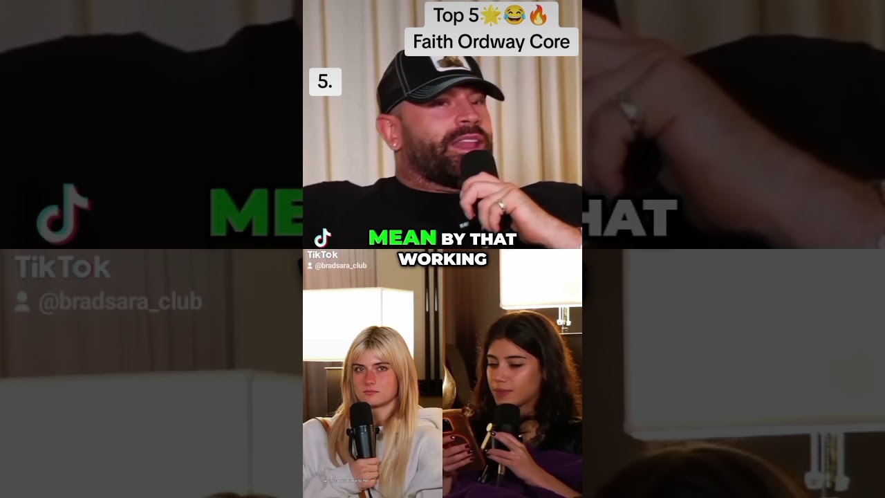 Top 5 Faith Ordway moments on the Podcast😂🔥🔥🔥🔥🎭 