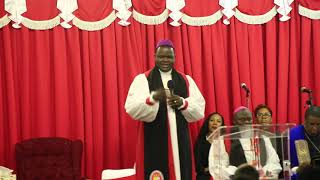 Bishop Richard Odoch at Bishop Carlton Morgan Funeral