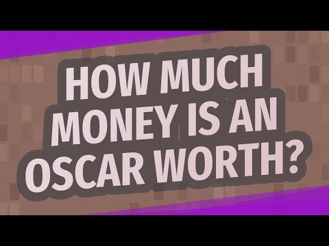 How much money is an Oscar worth?