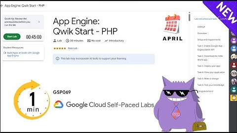 App Engine Qwik Start - PHP | #2025 | #GSP069 |#qwiklabs |Solution