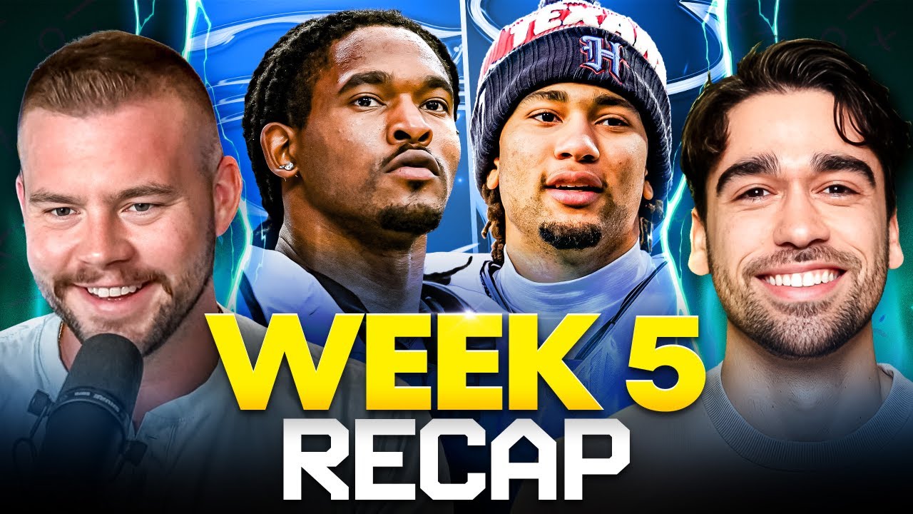 Week 5 INSTANT fantasy takeaways: JSN & Egbuka EXPLODE + Bill Croskey-Merritt BREAKOUT Game!