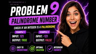 Palindrome Number | Leetcode number 9 | Technical interview preparation