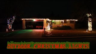 Outdoor Christmas Light Display 2016