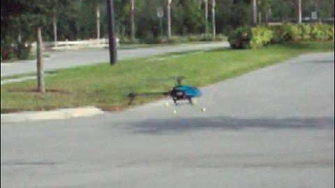 HK 500 Trex 500 Clone test Flite