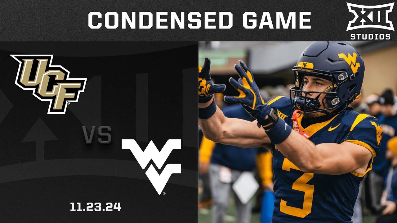 UCF vs. West Virginia Condensed Game | 2024 Big 12 Football