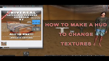 How to make a HUD with Universal Materials Texture Changer  for Second Life (PBR + Blinn Phong)