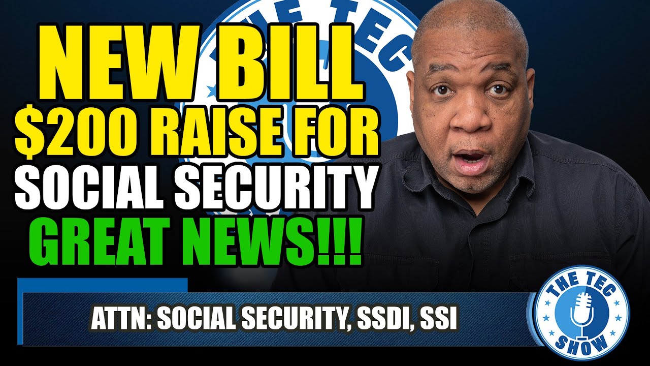 NEW BILL!! 200 Raise For Social Security Introduced In The Senate