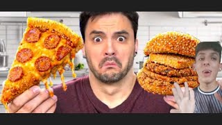 COMIDAS FEITAS COMO MILANESA React~Felipe Neto